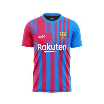 FOOTBALL TEE - MESSI BARCELONA HOME JERSEY NEWURG